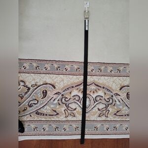 Calvin Klein Black Belt with Silver Buckle